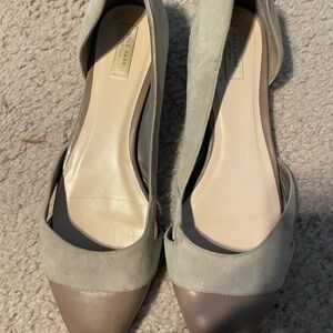Cole Haan Women's Gray and Tan Flats